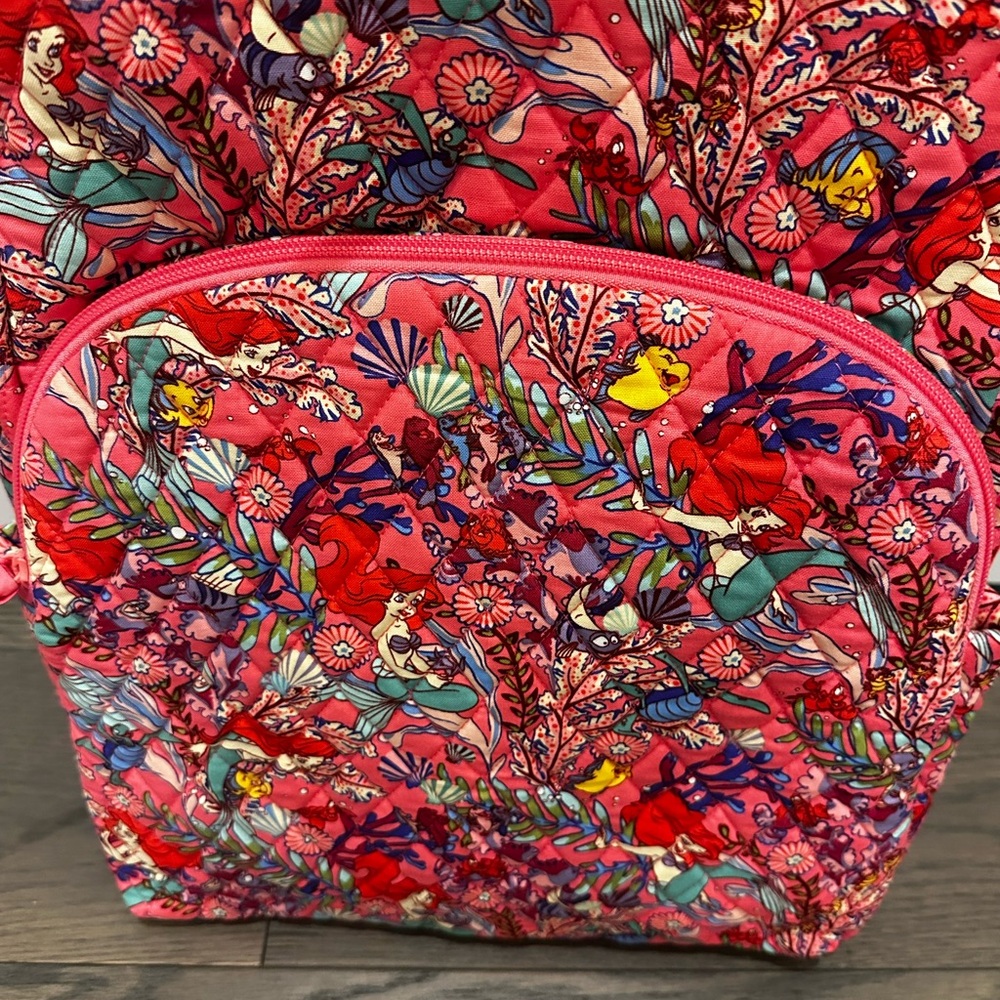 Vera Bradley Limited Edition Disney’s Ariel Essential Large Backpack NWT - Picture 6 of 14